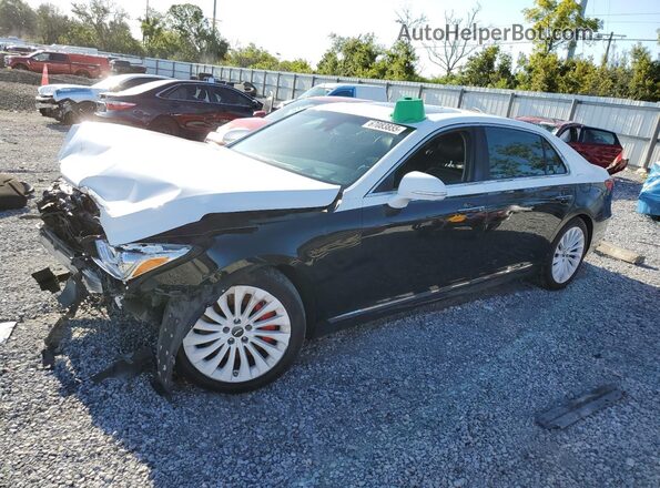 KMHG34JA8JU039137 2018 GENESIS G90 Two Tone Trasero izquierdo