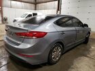 2018 Hyundai Elantra Se Gray vin: KMHD74LF9JU451423