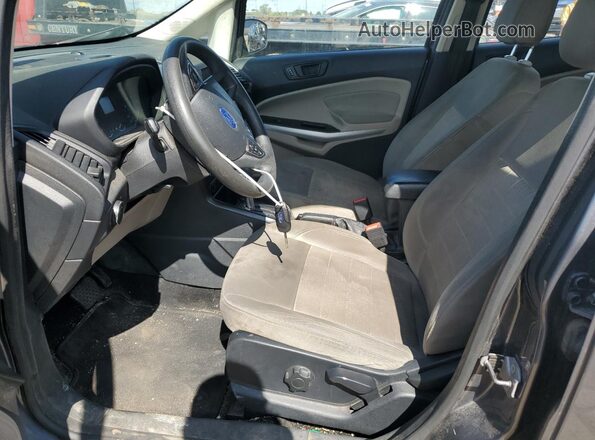 MAJ3P1RE2JC243456 2018 FORD ECOSPORT Gray Առջևի վահանակի տեսք