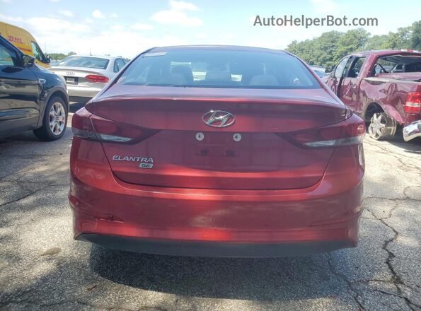 5NPD74LF5JH314462 2018 HYUNDAI ELANTRA Red Widok wnętrza z przodu