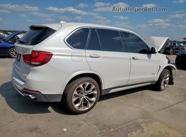5UXKR2C51J0X09487 2018 BMW X5 Белый Передняя правая четверть