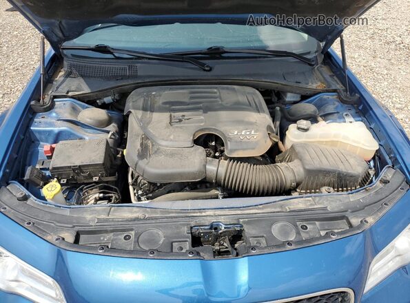 2C3CCARG9MH614013 2021 CHRYSLER 300 Синий Вид задней части салона
