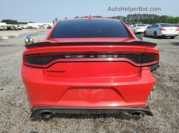 2C3CDXAT1JH284095 2018 DODGE CHARGER Red Vista trasera