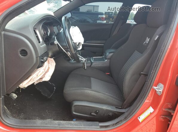 2C3CDXAT1JH284095 2018 DODGE CHARGER Red Vista interior delantera