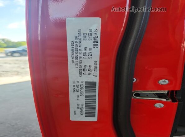 2C3CDXBG1JH196312 2018 DODGE CHARGER Red Շարժիչի բաժամունքի տեսք