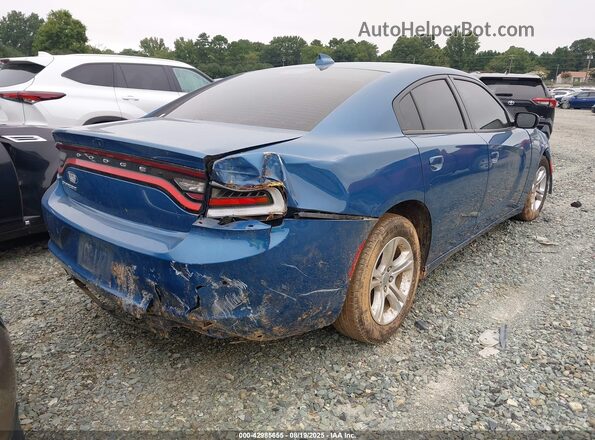 2C3CDXBG2PH592080 2023 DODGE CHARGER Синий Задняя правая четверть