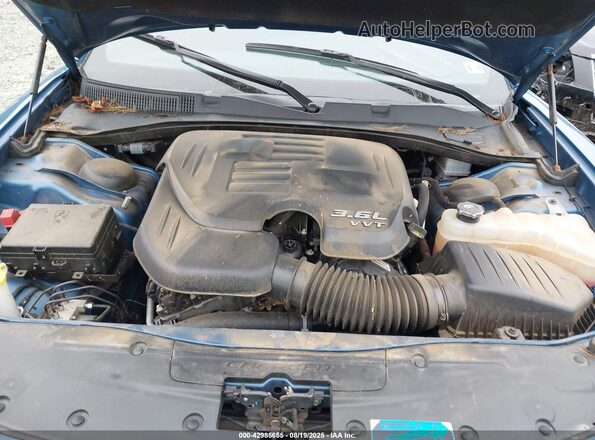 2C3CDXBG2PH592080 2023 DODGE CHARGER Синий Вид сзади