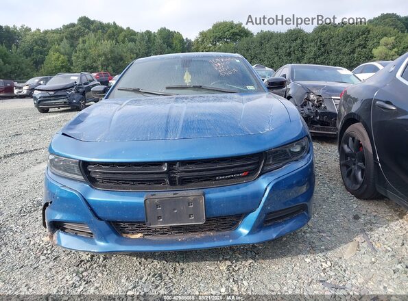 2C3CDXBG2PH592080 2023 DODGE CHARGER Синий Вид щитка приборов