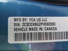 2023 Dodge Charger Sxt Синий vin: 2C3CDXBG2PH592080