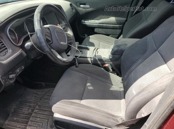 2C3CDXCT1JH155996 2018 DODGE CHARGER Burgundy Սալոնի դիմացի տեսք