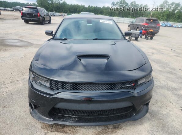 2C3CDXCT8JH185917 2018 DODGE CHARGER Black Դիմացի տեսք