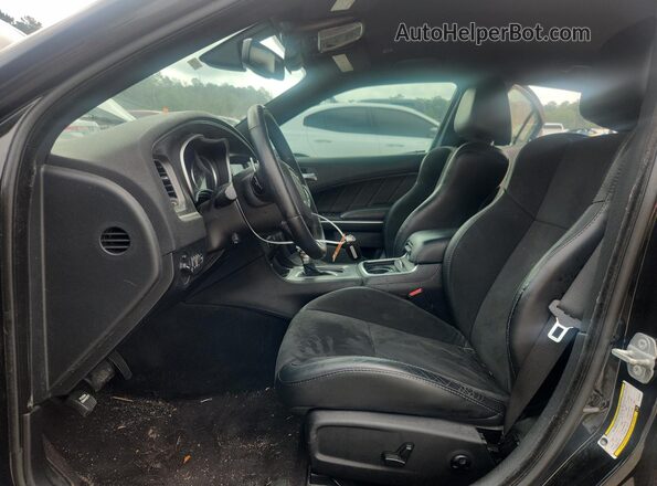 2C3CDXCT8JH185917 2018 DODGE CHARGER Black Սալոնի դիմացի տեսք