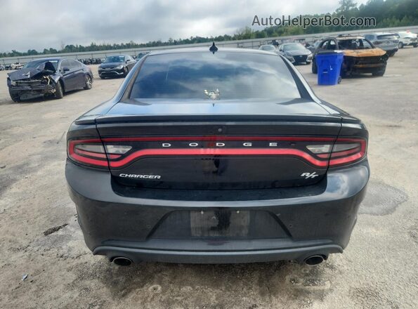 2C3CDXCT8JH185917 2018 DODGE CHARGER Black Հետևի տեսք