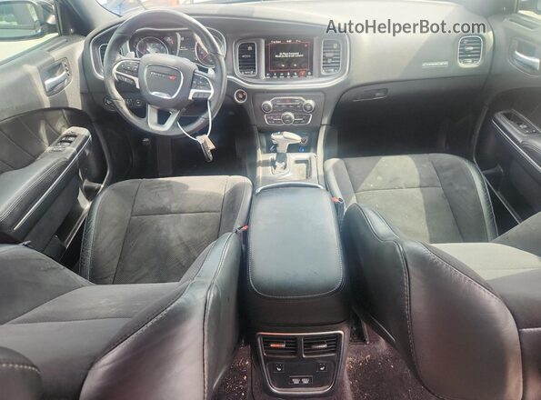 2C3CDXCT8JH185917 2018 DODGE CHARGER Black Առջևի վահանակի տեսք