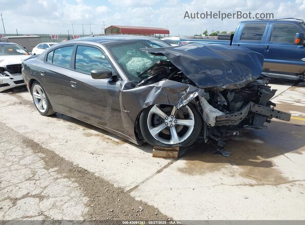 2C3CDXCT9JH188342 2018 DODGE CHARGER Gray Առջևի աջ
