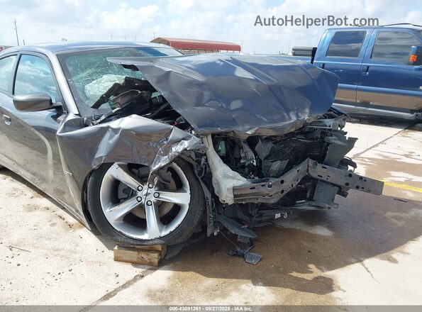 2C3CDXCT9JH188342 2018 DODGE CHARGER Gray Դիմացի տեսք