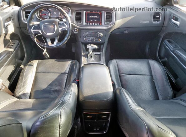 2C3CDXCTXJH273352 2018 DODGE CHARGER White Առջևի վահանակի տեսք