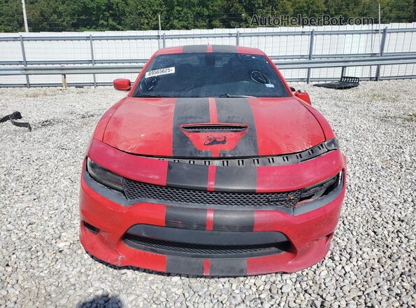 2C3CDXGJ2JH234604 2018 DODGE CHARGER Red წინა ხედი