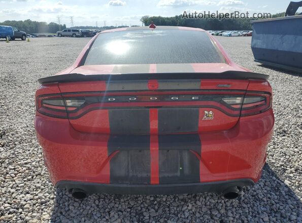 2C3CDXGJ2JH234604 2018 DODGE CHARGER Red უკანა ხედი