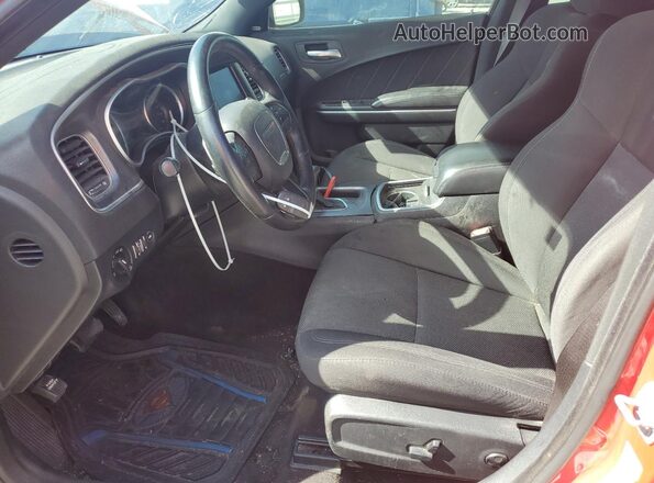 2C3CDXGJ2JH234604 2018 DODGE CHARGER Red წინა სალონის ხედი