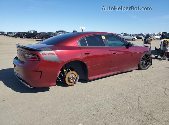 2C3CDXGJ6JH116992 2018 DODGE CHARGER Burgundy Հետևի աջ