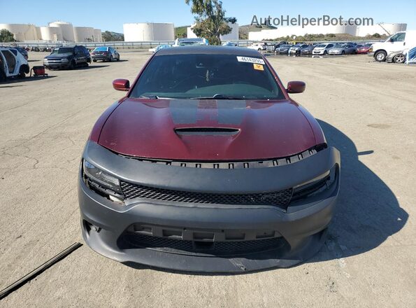 2C3CDXGJ6JH116992 2018 DODGE CHARGER Burgundy Դիմացի տեսք