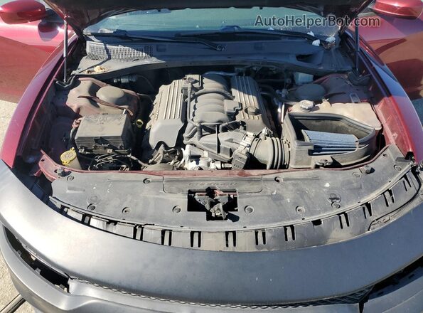 2C3CDXGJ6JH116992 2018 DODGE CHARGER Burgundy Սալոնի հետևի տեսք