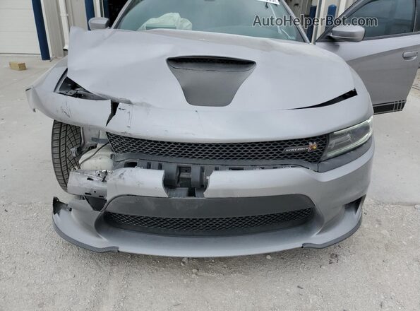 2C3CDXGJ9JH265719 2018 DODGE CHARGER Silver Vista interior trasera