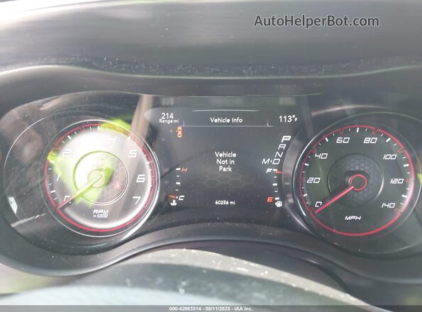 2C3CDXHG3JH174271 2018 DODGE CHARGER White უკანა სავარძლების ხედი