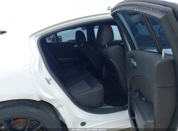 2C3CDXHG3JH174271 2018 DODGE CHARGER White VIN კოდის სტიკერის ხედი