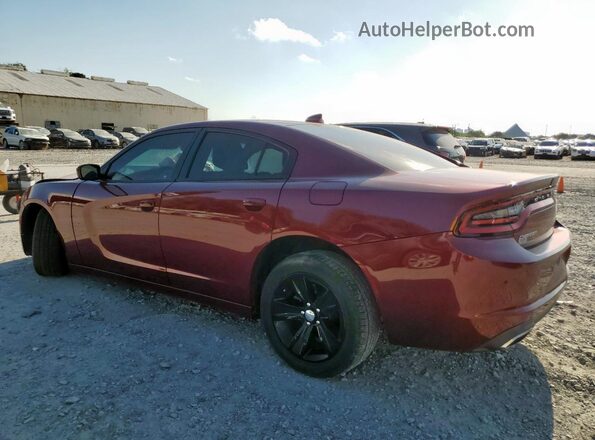 2C3CDXHG3JH175646 2018 DODGE CHARGER Burgundy უკანა მარცხენა