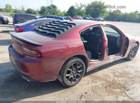 2C3CDXJG0JH307823 2018 DODGE CHARGER Красный Задняя правая четверть