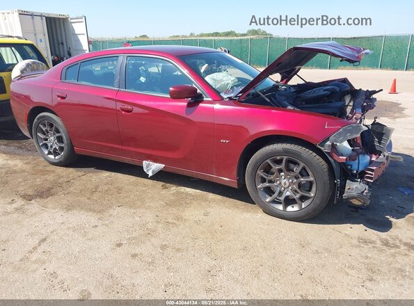 2C3CDXJG2JH126593 2018 DODGE CHARGER Red Առջևի աջ