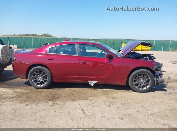 2C3CDXJG2JH126593 2018 DODGE CHARGER Red Սալոնի 360 աստիճան տեսք