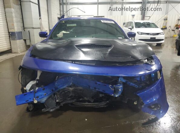 2C3CDXJG6JH231265 2018 DODGE CHARGER Blue Դիմացի տեսք