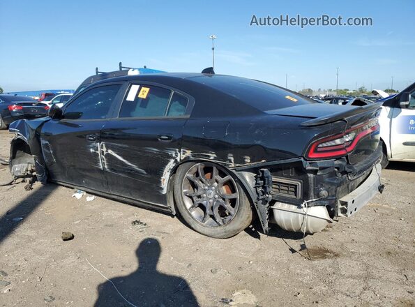 2C3CDXJG7JH189186 2018 DODGE CHARGER Black Tył lewy
