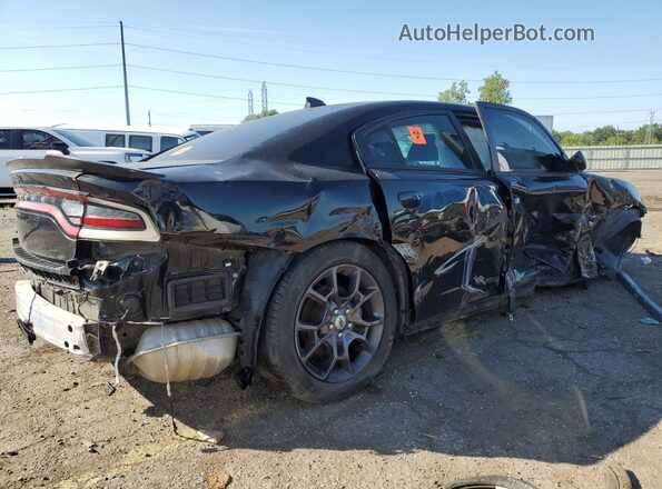 2C3CDXJG7JH189186 2018 DODGE CHARGER Black Tył prawy