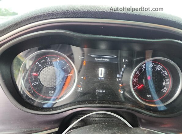 2C3CDZAG3JH270181 2018 DODGE CHALLENGER Белый Вид щитка приборов