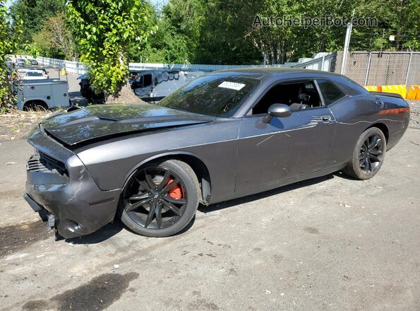 2C3CDZAG4JH199749 2018 DODGE CHALLENGER Gray Przód lewy