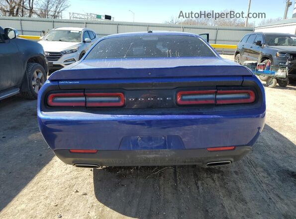 2C3CDZAG8MH538727 2021 DODGE CHALLENGER Blue Հետևի տեսք