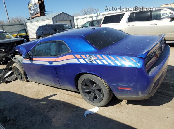 2C3CDZAG8MH538727 2021 DODGE CHALLENGER Blue Հետևի ձախ