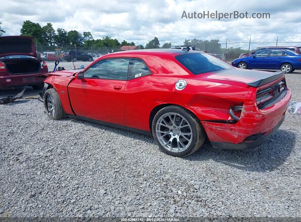 2C3CDZBT0JH146560 2018 DODGE CHALLENGER Red Trasero izquierdo