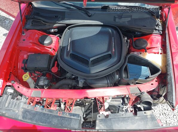 2C3CDZBT0JH146560 2018 DODGE CHALLENGER Red Vista trasera