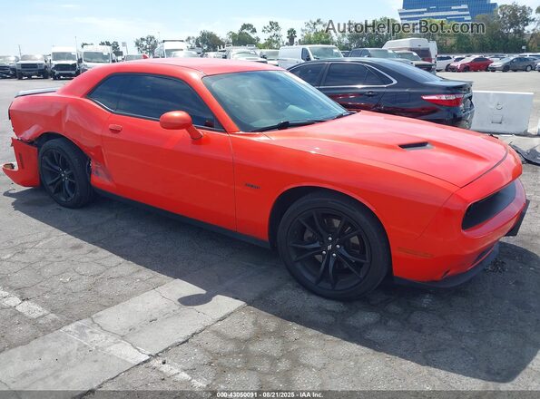 2C3CDZBT1JH287010 2018 DODGE CHALLENGER Orange Передня права чверть