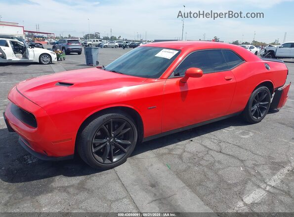 2C3CDZBT1JH287010 2018 DODGE CHALLENGER Orange Передня ліва чверть