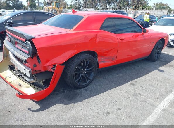 2C3CDZBT1JH287010 2018 DODGE CHALLENGER Orange Задня права чверть