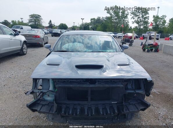 2C3CDZFJ6MH663861 2021 DODGE CHALLENGER Gray Vista interior trasera