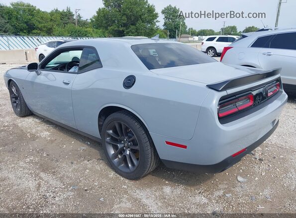 2C3CDZFJ6MH663861 2021 DODGE CHALLENGER Gray Trasero izquierdo