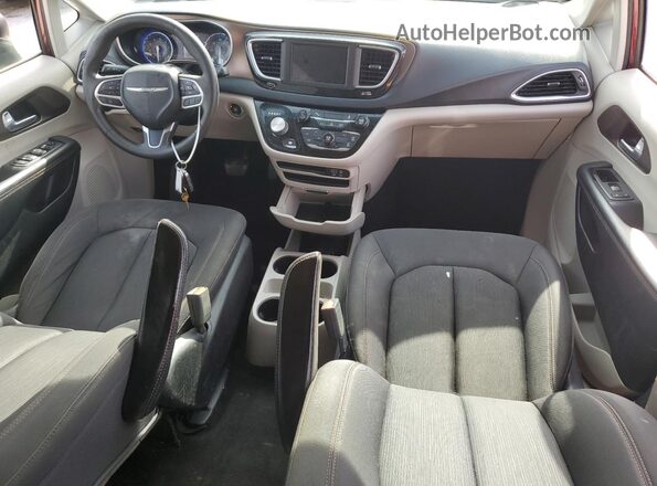 2C4RC1AGXJR194933 2018 CHRYSLER PACIFICA Red Առջևի վահանակի տեսք