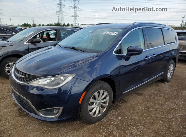 2C4RC1BG3JR234798 2018 CHRYSLER PACIFICA Blue Առջևի ձախ երեք քառորդ տեսարան